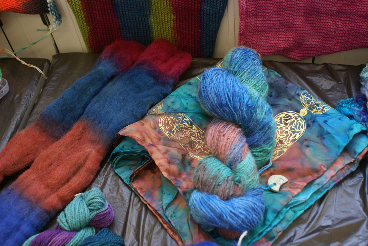 Stunning colours - hand-dyeing workshops