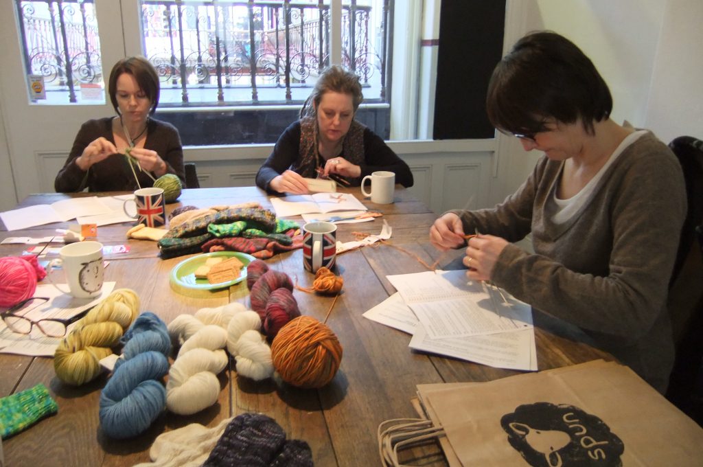 Sock knitting workshop with Debbie Tomkies of DT Craft and Design