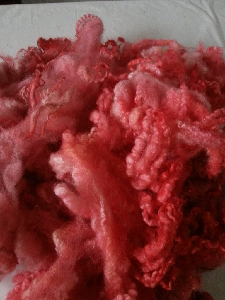 Hand-dyed fleece
