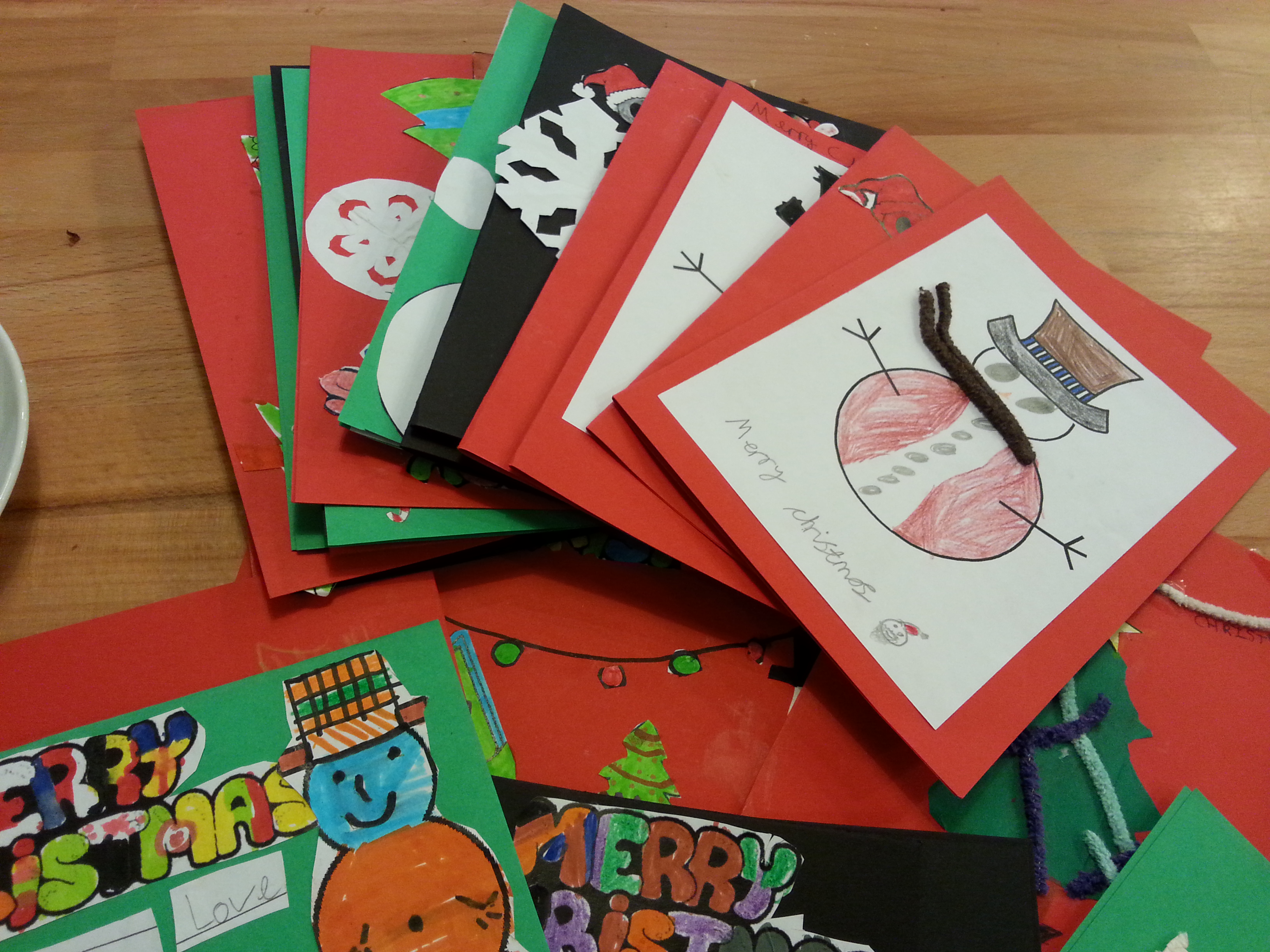 Cards made by local Sale residents for Make a Card - Share a Smile with Debbie Tomkies and Making Futures
