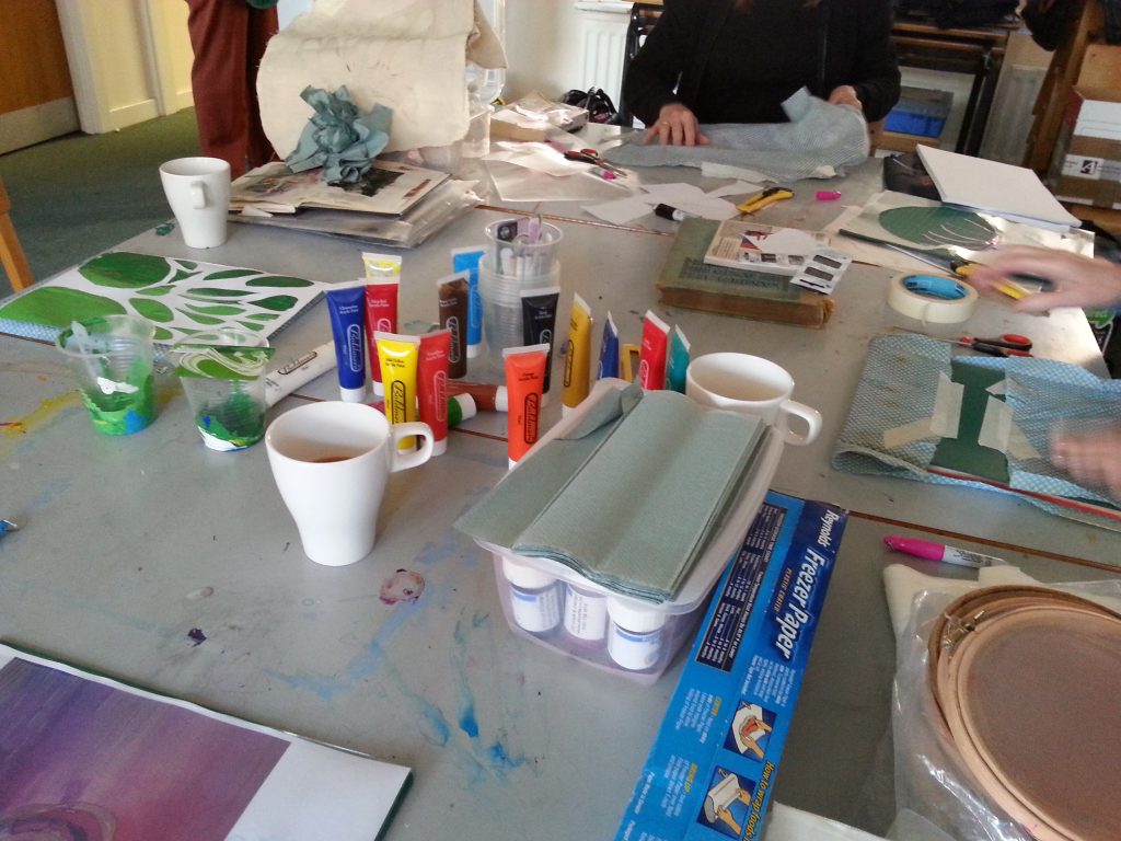 Open Studios Altrincham Friday Textiles Group with Debbie Tomkies of DT Craft & Design