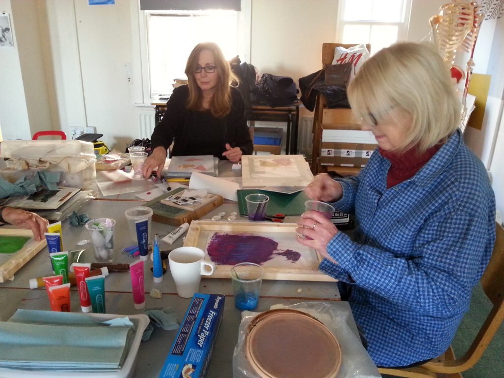 Open Studios Altrincham Friday Textiles Group with Debbie Tomkies of DT Craft & Design