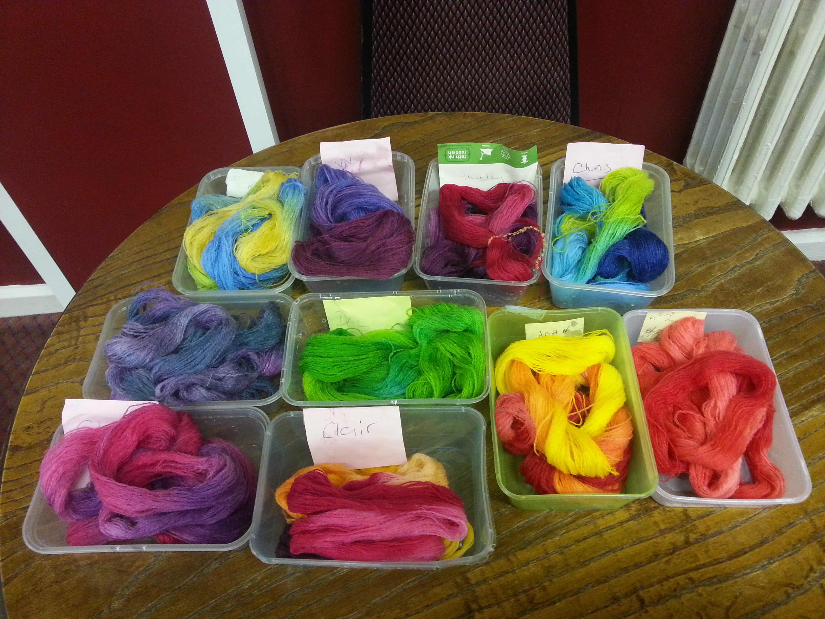 Introduction to dyeing with procion dyes with Debbie Tomkies at Black Sheep Yarns