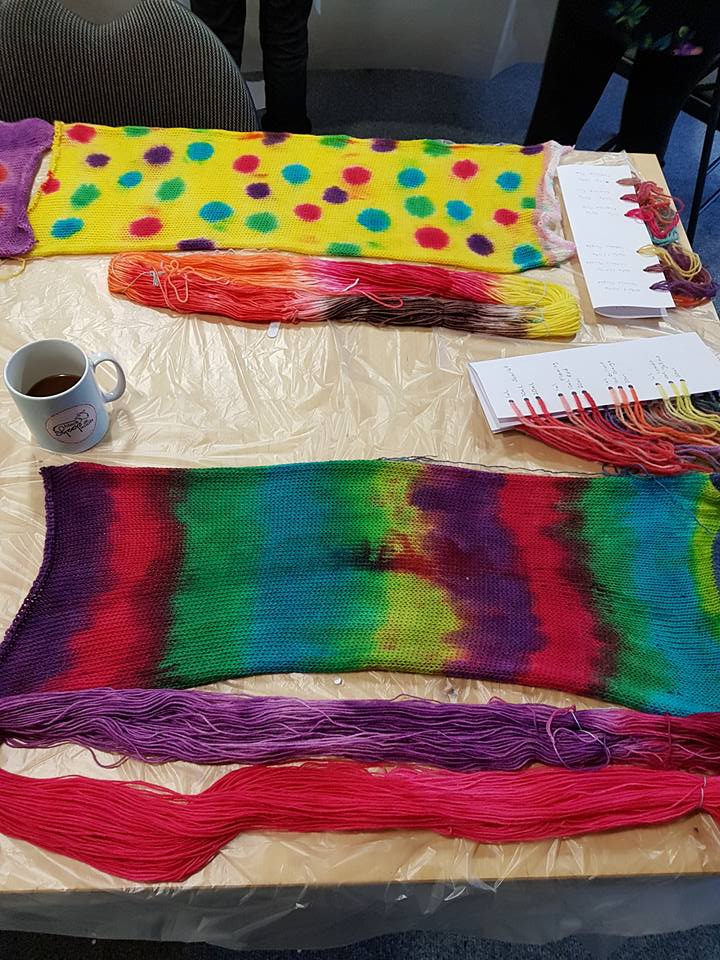 Oxford Guild of Weavers, Spinners and Dyers - Introduction to dyeing with synthetic acid dyes with Debbie Tomkies of DT Craft and Design