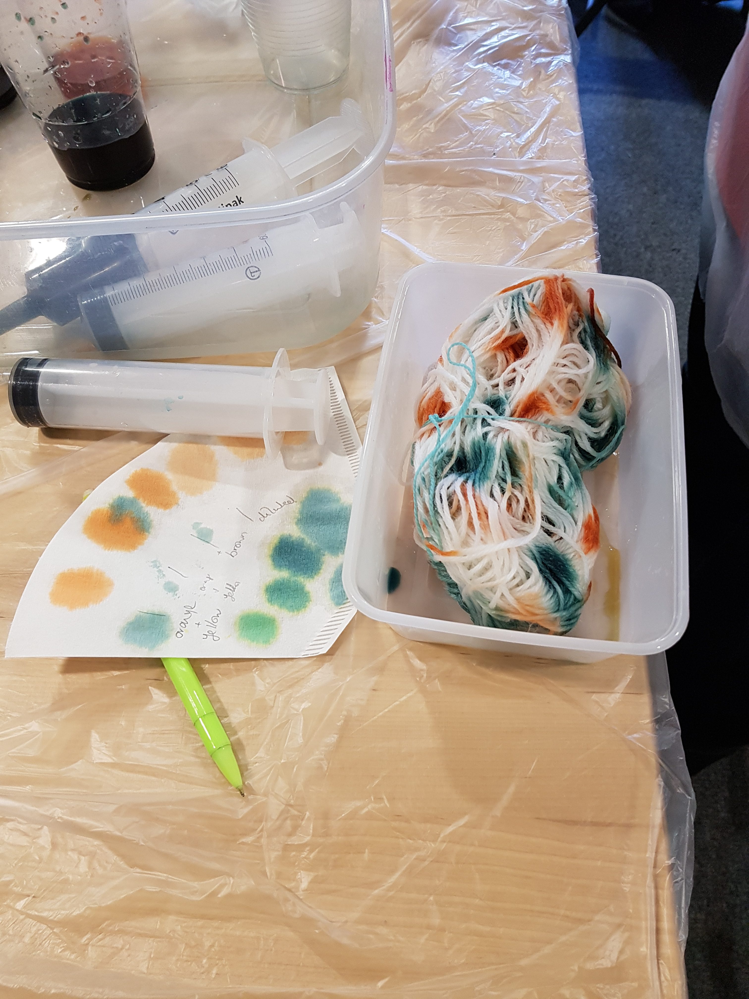 advanced hand dyeing workshop with debbie tomkies of dt craft and design
